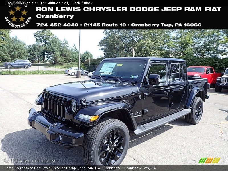 Black / Black 2022 Jeep Gladiator High Altitude 4x4