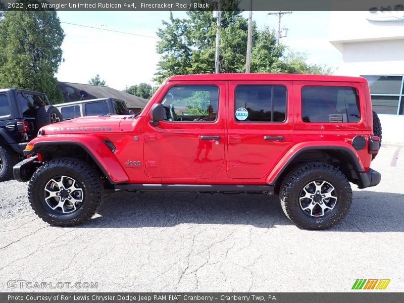 Firecracker Red / Black 2022 Jeep Wrangler Unlimited Rubicon 4x4