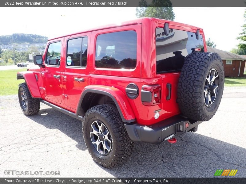 Firecracker Red / Black 2022 Jeep Wrangler Unlimited Rubicon 4x4