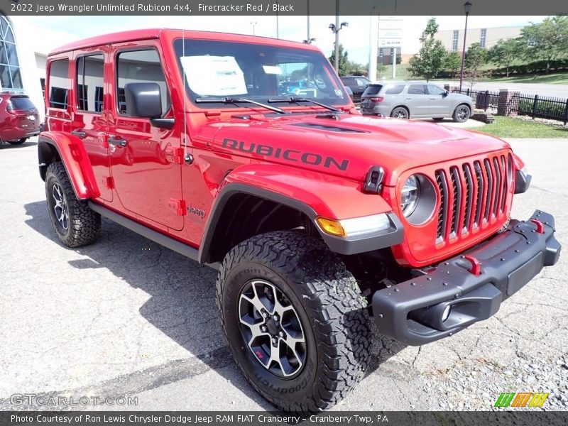 Firecracker Red / Black 2022 Jeep Wrangler Unlimited Rubicon 4x4