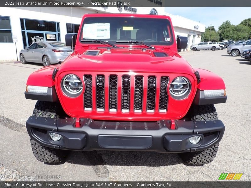 Firecracker Red / Black 2022 Jeep Wrangler Unlimited Rubicon 4x4