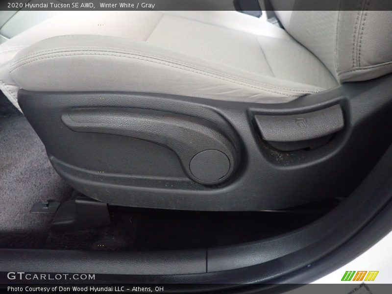 Winter White / Gray 2020 Hyundai Tucson SE AWD