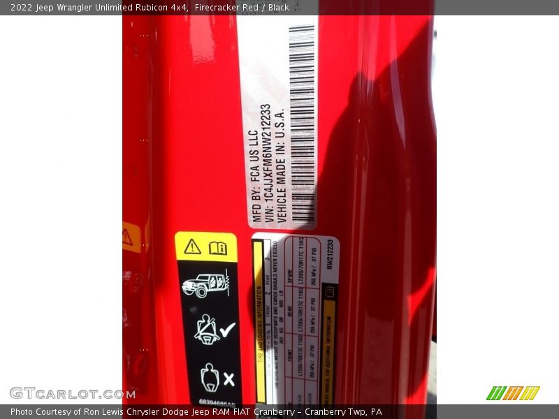 Firecracker Red / Black 2022 Jeep Wrangler Unlimited Rubicon 4x4