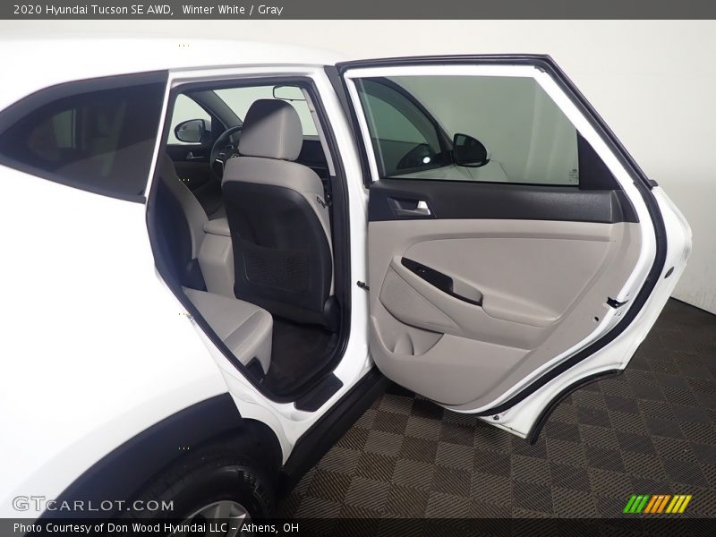 Winter White / Gray 2020 Hyundai Tucson SE AWD