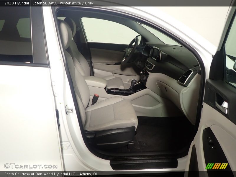 Winter White / Gray 2020 Hyundai Tucson SE AWD