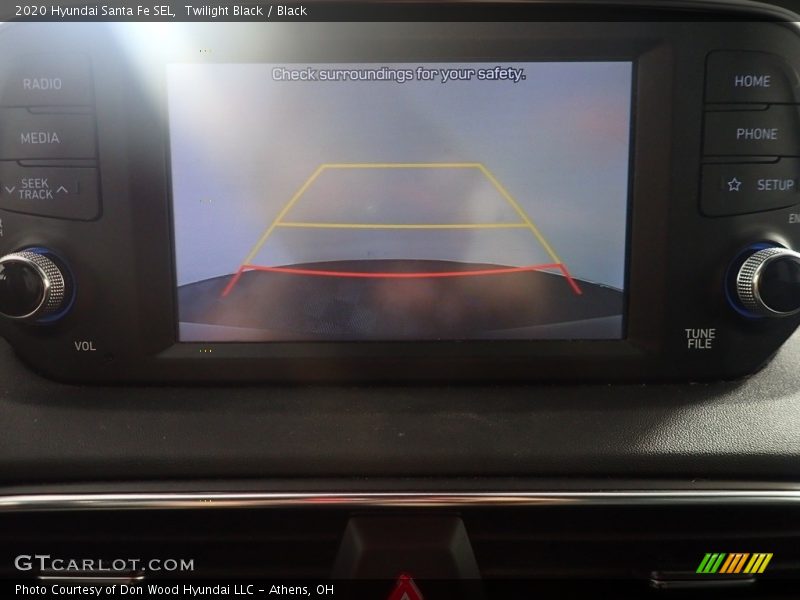 Twilight Black / Black 2020 Hyundai Santa Fe SEL