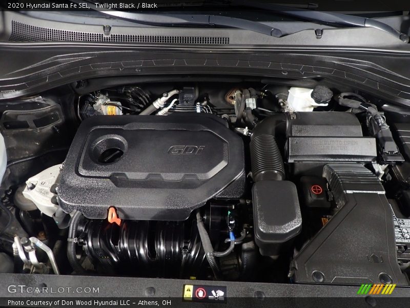 Twilight Black / Black 2020 Hyundai Santa Fe SEL