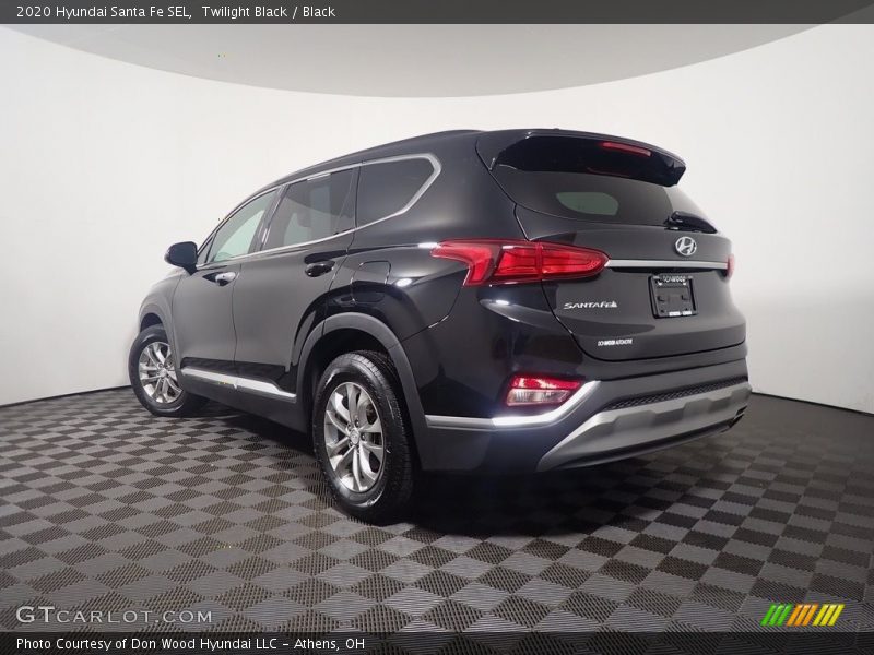 Twilight Black / Black 2020 Hyundai Santa Fe SEL