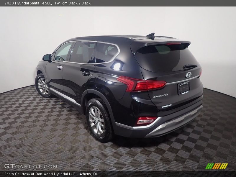 Twilight Black / Black 2020 Hyundai Santa Fe SEL