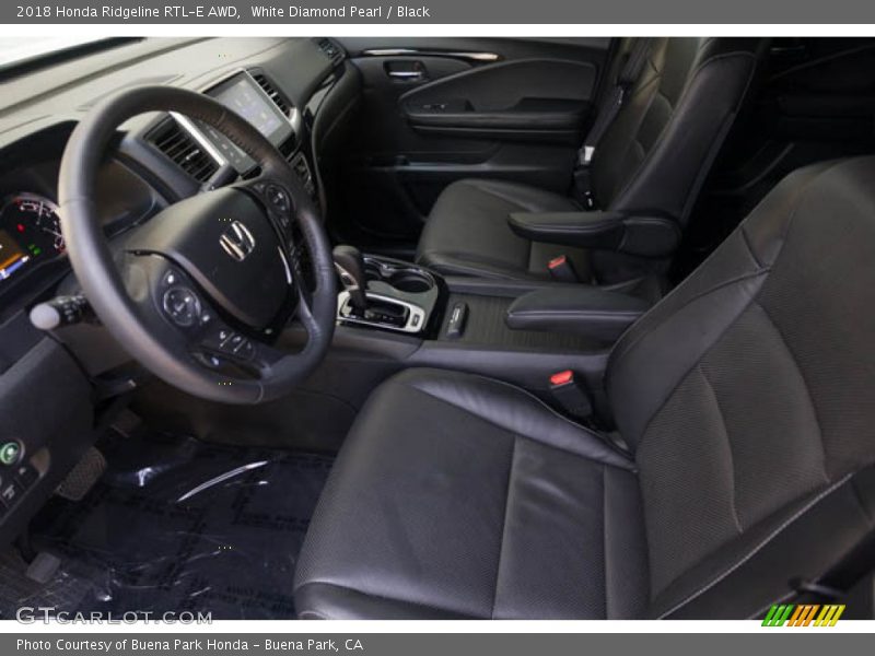 Front Seat of 2018 Ridgeline RTL-E AWD