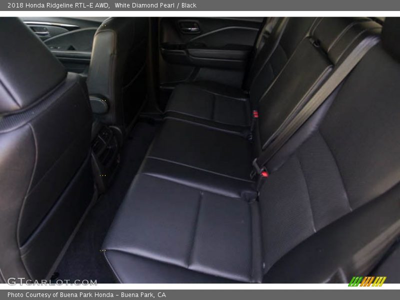 White Diamond Pearl / Black 2018 Honda Ridgeline RTL-E AWD
