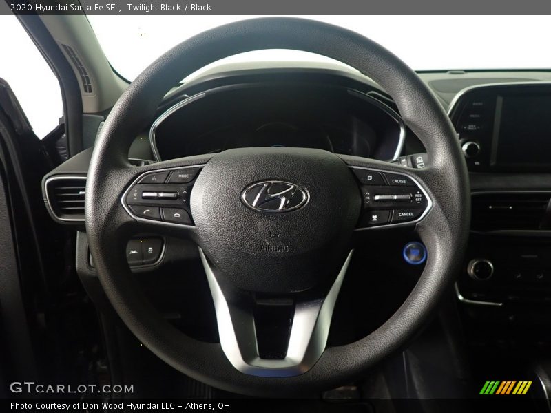 Twilight Black / Black 2020 Hyundai Santa Fe SEL