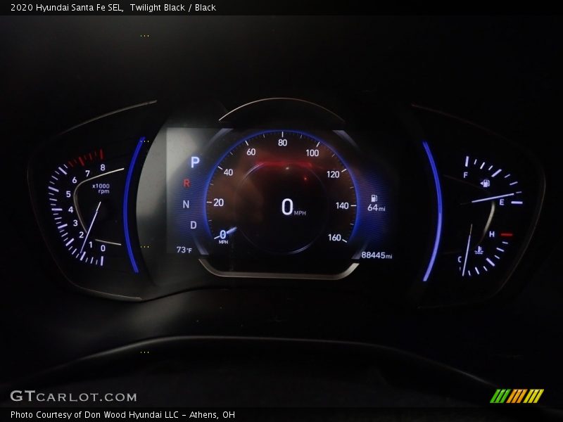 Twilight Black / Black 2020 Hyundai Santa Fe SEL