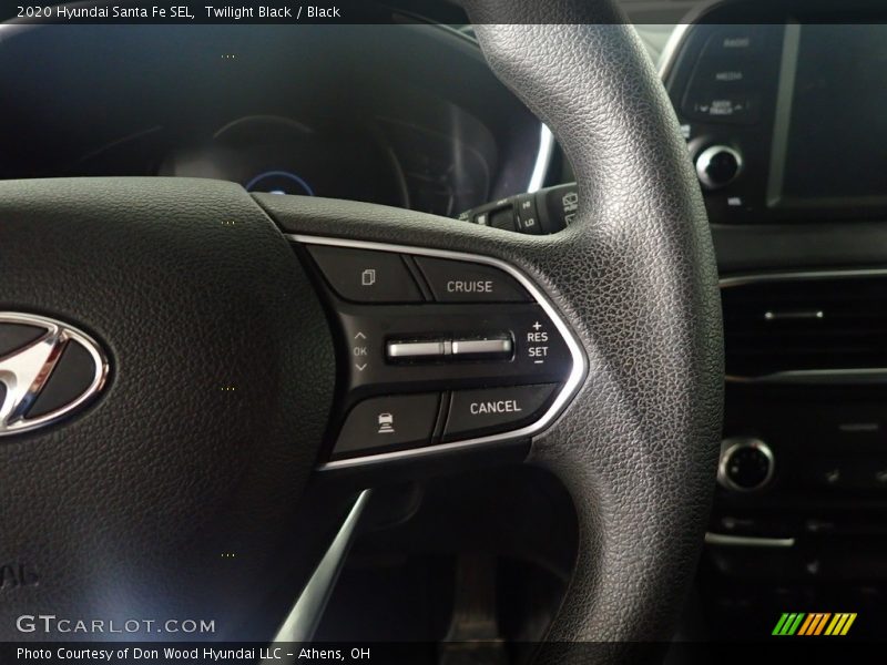 Twilight Black / Black 2020 Hyundai Santa Fe SEL