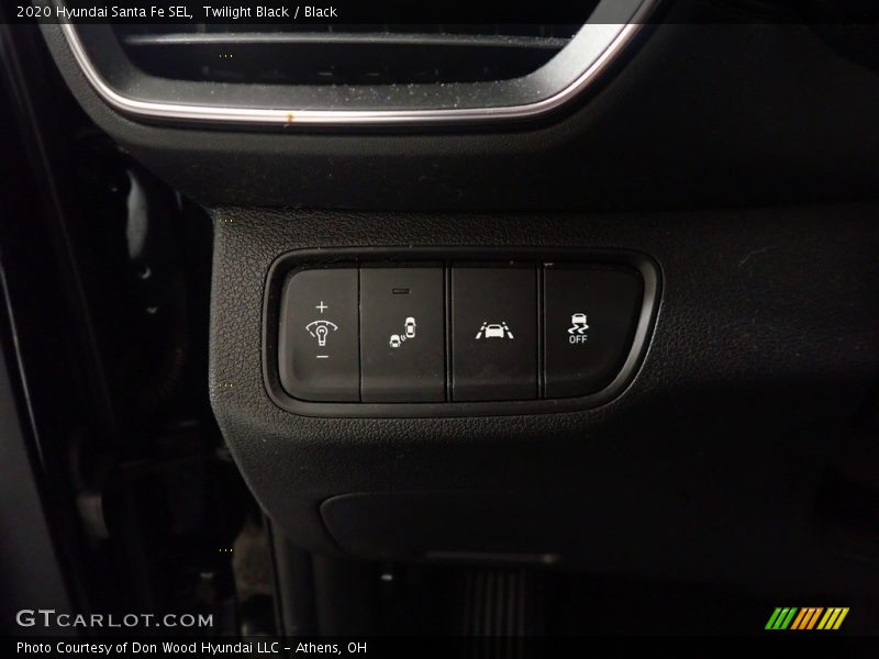 Twilight Black / Black 2020 Hyundai Santa Fe SEL