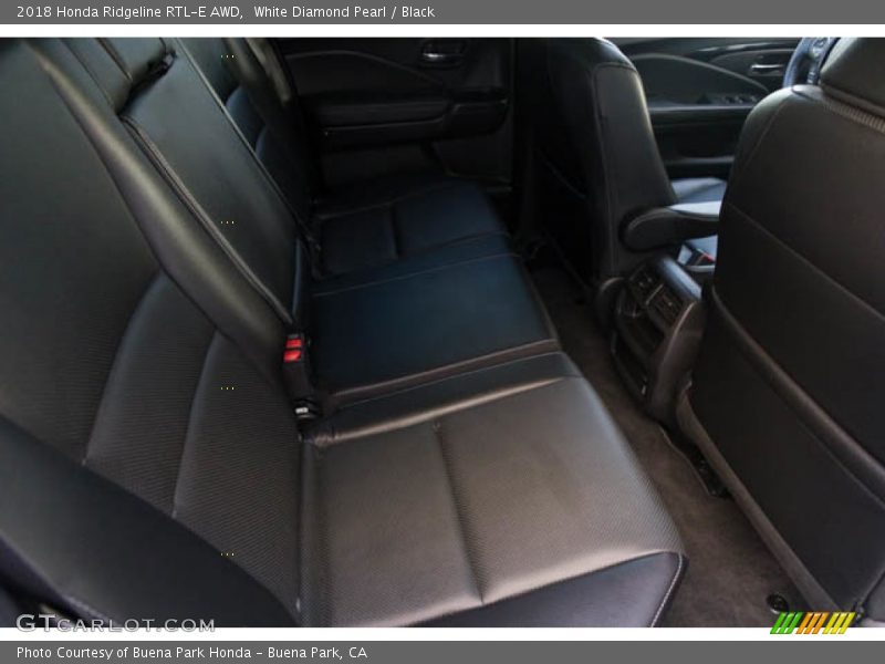 White Diamond Pearl / Black 2018 Honda Ridgeline RTL-E AWD