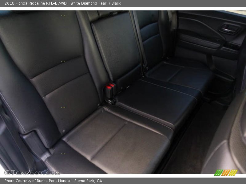 White Diamond Pearl / Black 2018 Honda Ridgeline RTL-E AWD