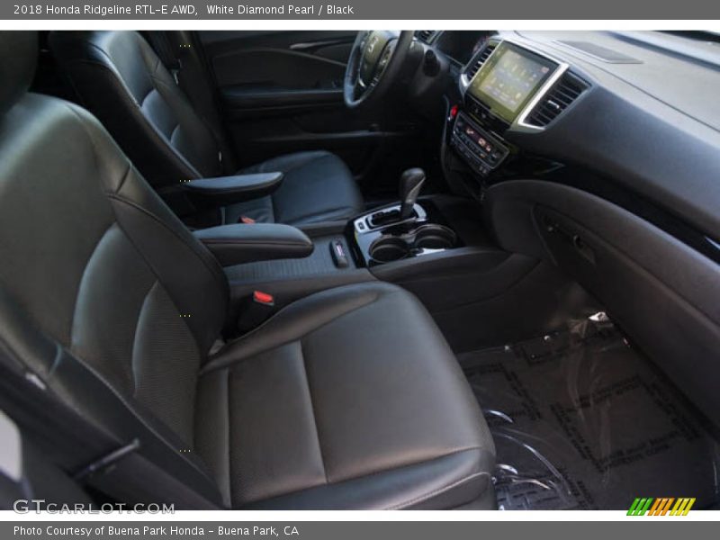 White Diamond Pearl / Black 2018 Honda Ridgeline RTL-E AWD