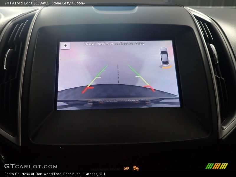 Stone Gray / Ebony 2019 Ford Edge SEL AWD
