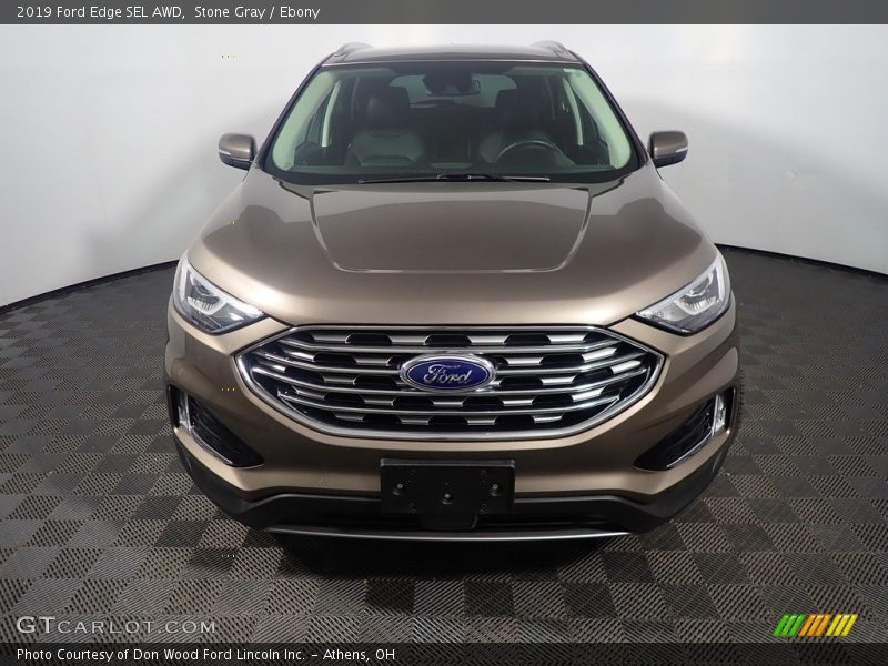 Stone Gray / Ebony 2019 Ford Edge SEL AWD