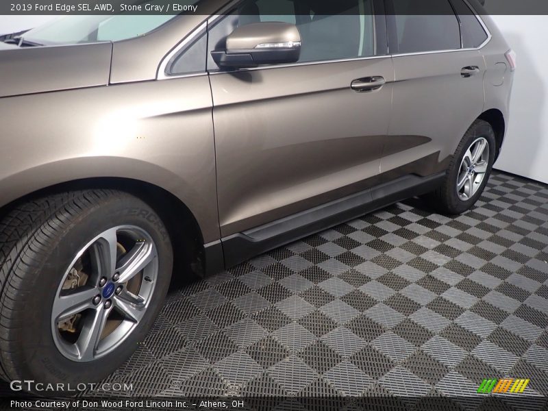 Stone Gray / Ebony 2019 Ford Edge SEL AWD