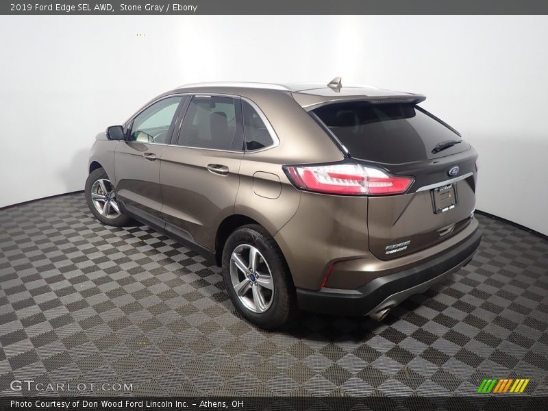 Stone Gray / Ebony 2019 Ford Edge SEL AWD