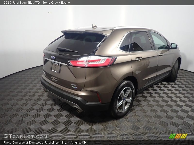 Stone Gray / Ebony 2019 Ford Edge SEL AWD