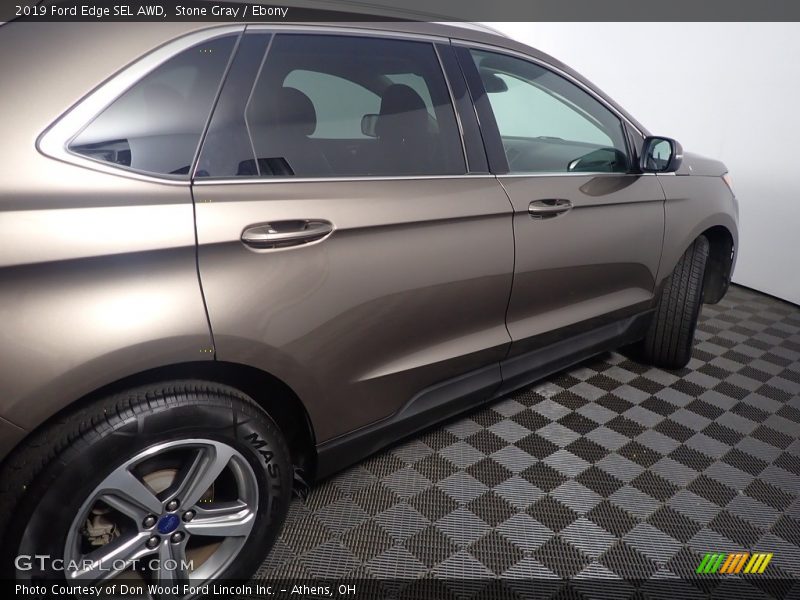 Stone Gray / Ebony 2019 Ford Edge SEL AWD