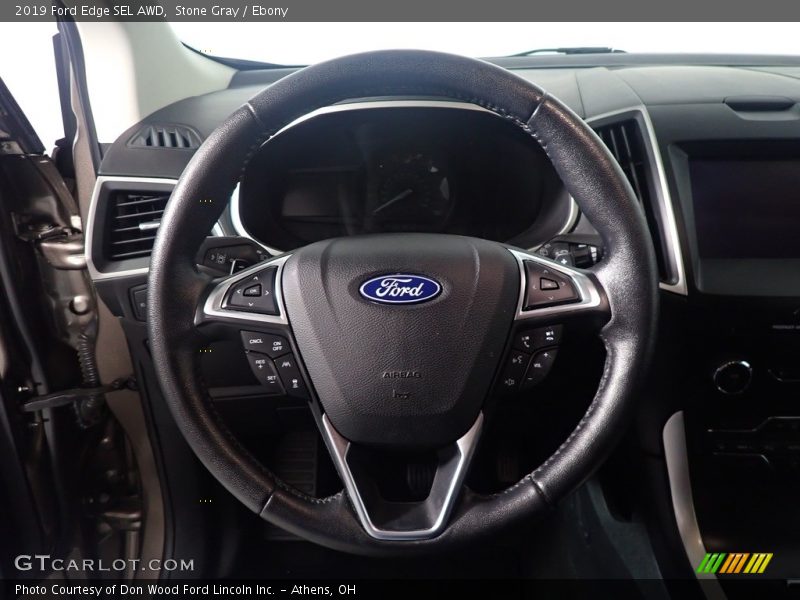 Stone Gray / Ebony 2019 Ford Edge SEL AWD