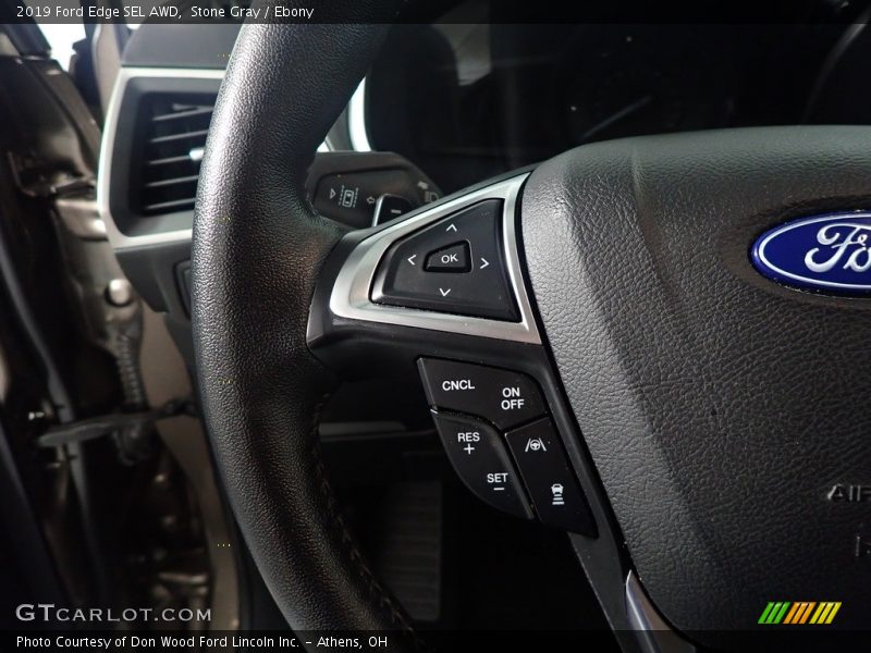 Stone Gray / Ebony 2019 Ford Edge SEL AWD