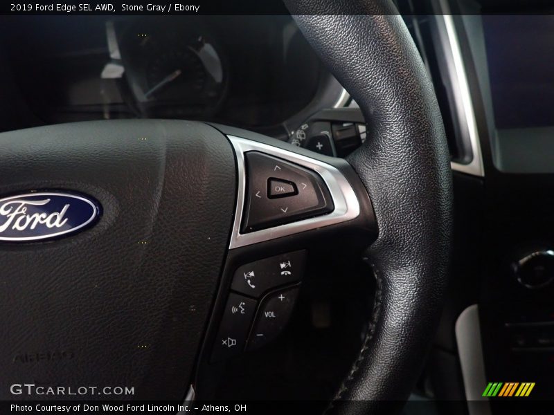 Stone Gray / Ebony 2019 Ford Edge SEL AWD
