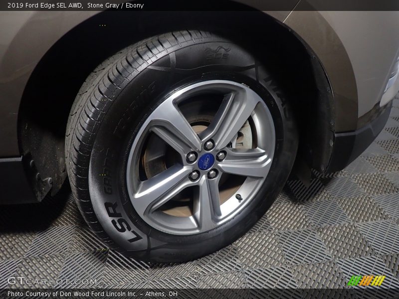 Stone Gray / Ebony 2019 Ford Edge SEL AWD