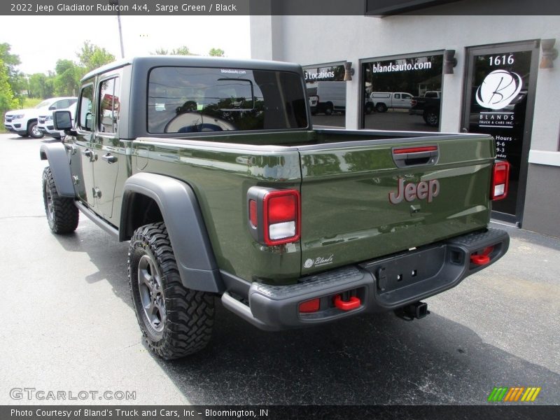 Sarge Green / Black 2022 Jeep Gladiator Rubicon 4x4
