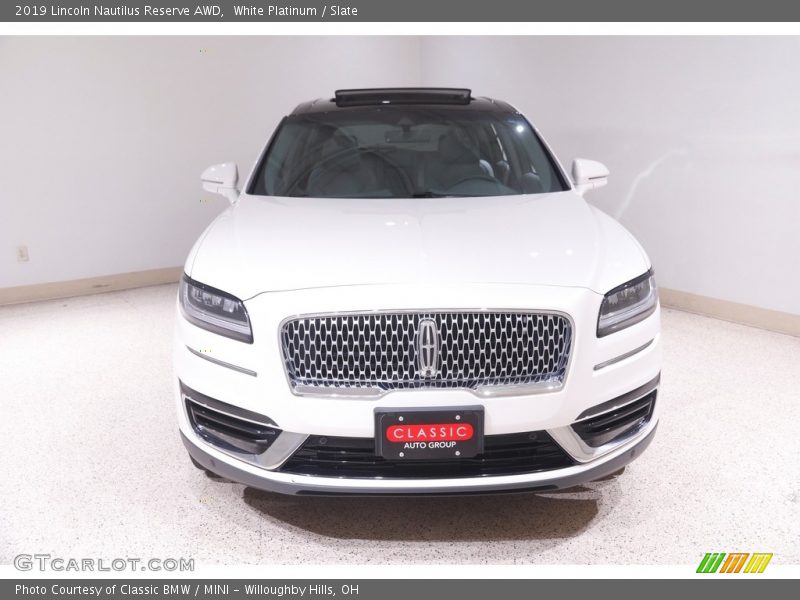 White Platinum / Slate 2019 Lincoln Nautilus Reserve AWD