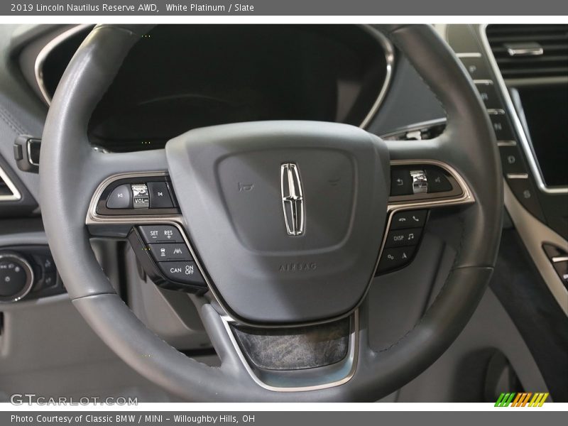 White Platinum / Slate 2019 Lincoln Nautilus Reserve AWD