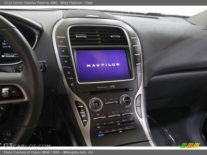 White Platinum / Slate 2019 Lincoln Nautilus Reserve AWD