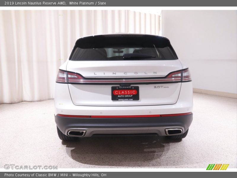 White Platinum / Slate 2019 Lincoln Nautilus Reserve AWD