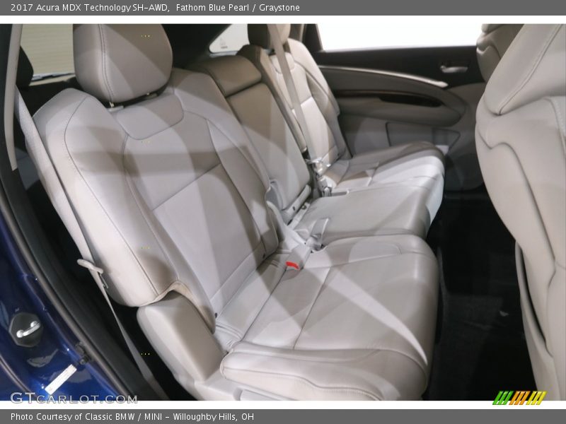 Rear Seat of 2017 MDX Technology SH-AWD