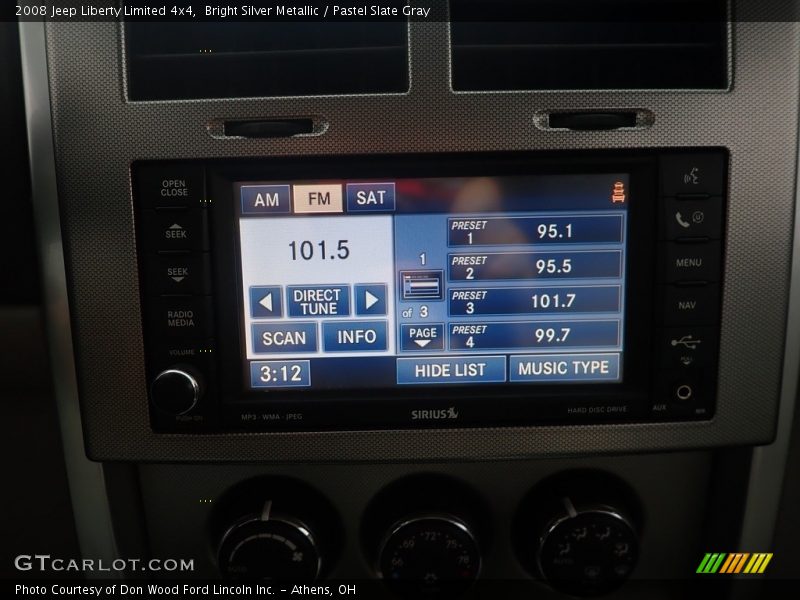 Bright Silver Metallic / Pastel Slate Gray 2008 Jeep Liberty Limited 4x4