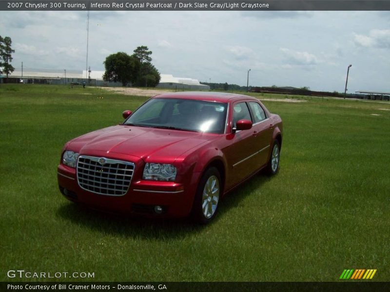 Inferno Red Crystal Pearlcoat / Dark Slate Gray/Light Graystone 2007 Chrysler 300 Touring