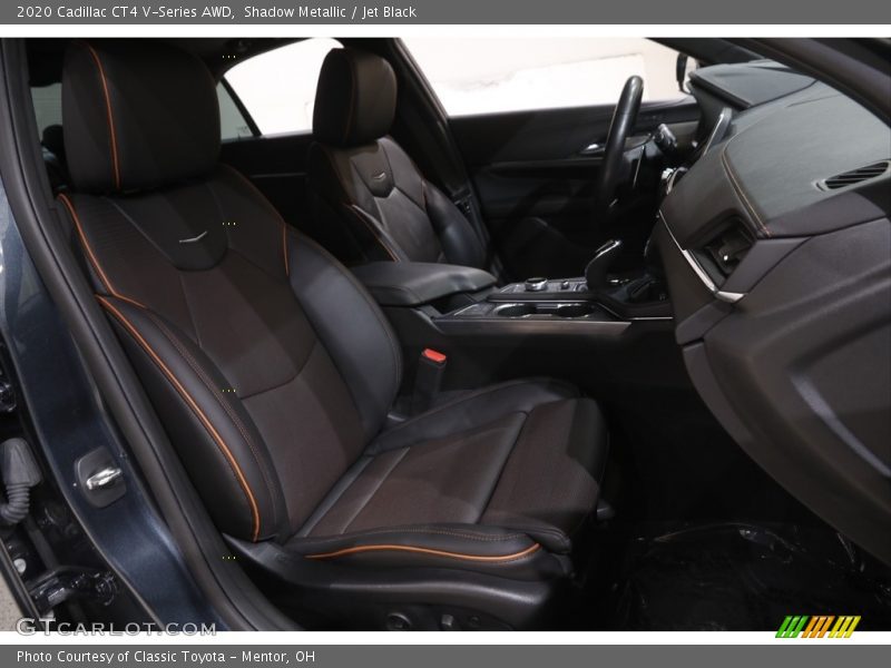 Front Seat of 2020 CT4 V-Series AWD
