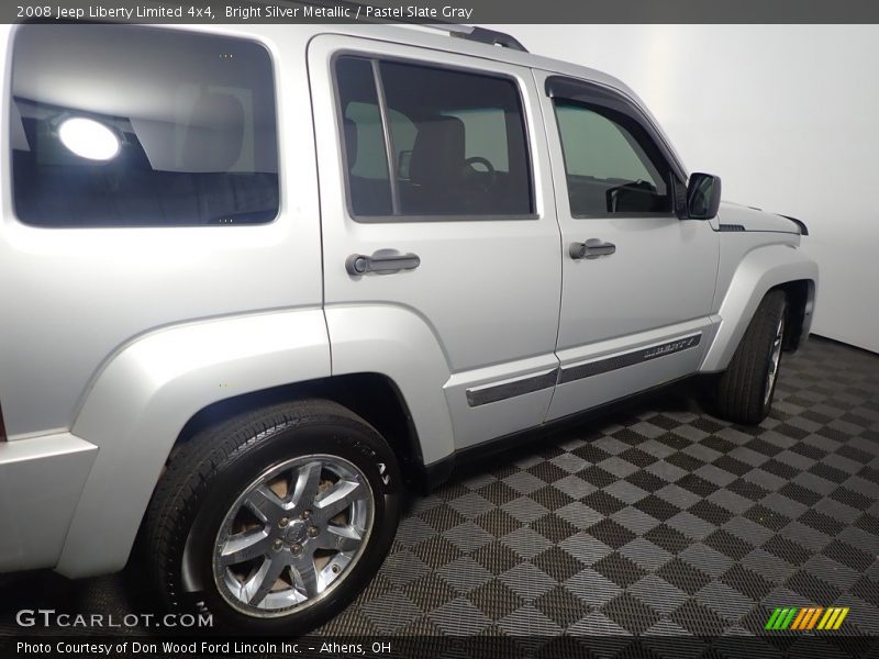 Bright Silver Metallic / Pastel Slate Gray 2008 Jeep Liberty Limited 4x4