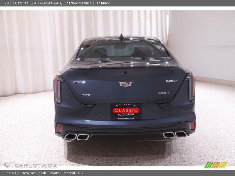 Shadow Metallic / Jet Black 2020 Cadillac CT4 V-Series AWD