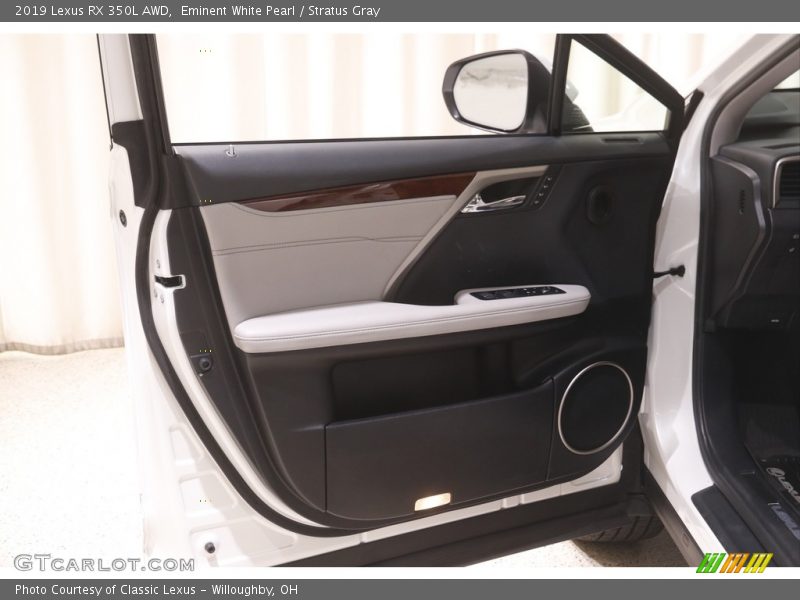 Eminent White Pearl / Stratus Gray 2019 Lexus RX 350L AWD