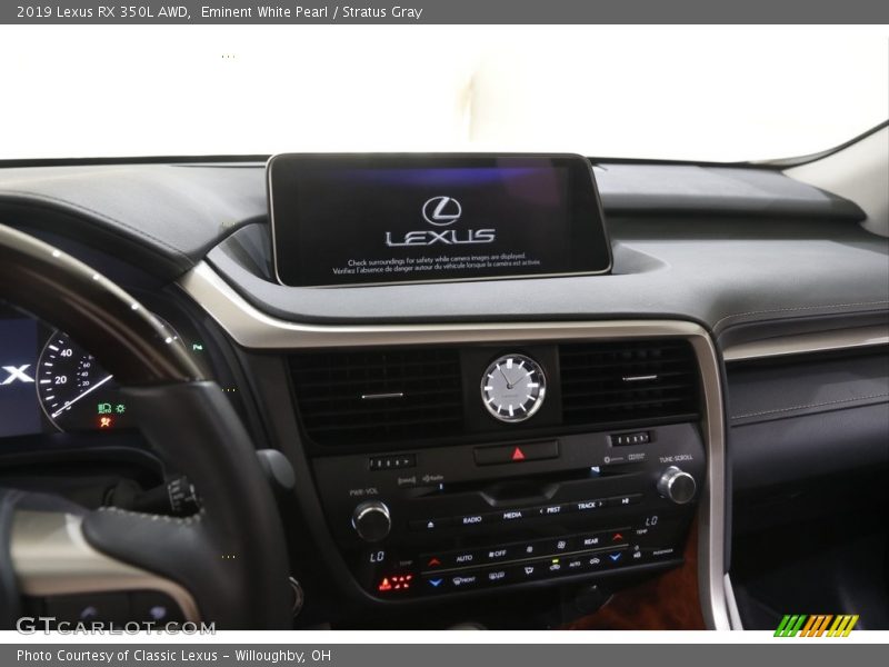 Eminent White Pearl / Stratus Gray 2019 Lexus RX 350L AWD