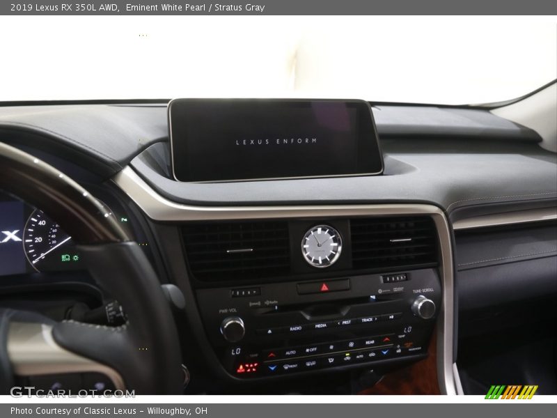 Eminent White Pearl / Stratus Gray 2019 Lexus RX 350L AWD