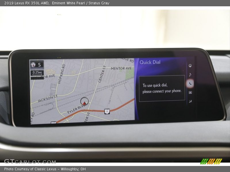 Eminent White Pearl / Stratus Gray 2019 Lexus RX 350L AWD