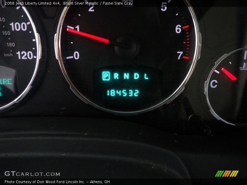 Bright Silver Metallic / Pastel Slate Gray 2008 Jeep Liberty Limited 4x4