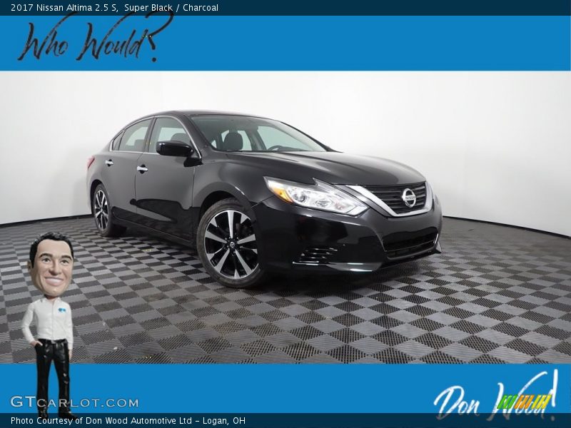 Super Black / Charcoal 2017 Nissan Altima 2.5 S