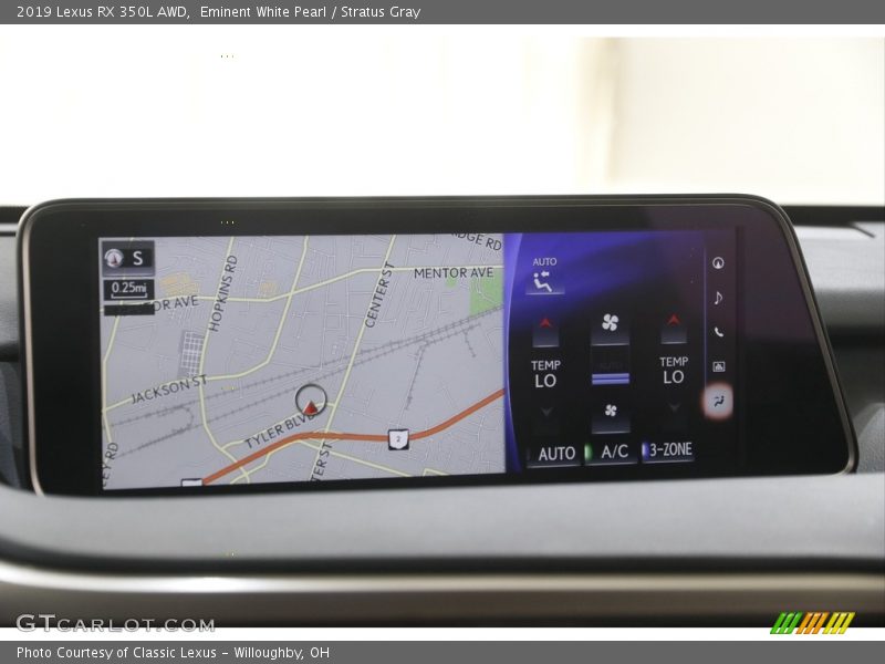 Eminent White Pearl / Stratus Gray 2019 Lexus RX 350L AWD